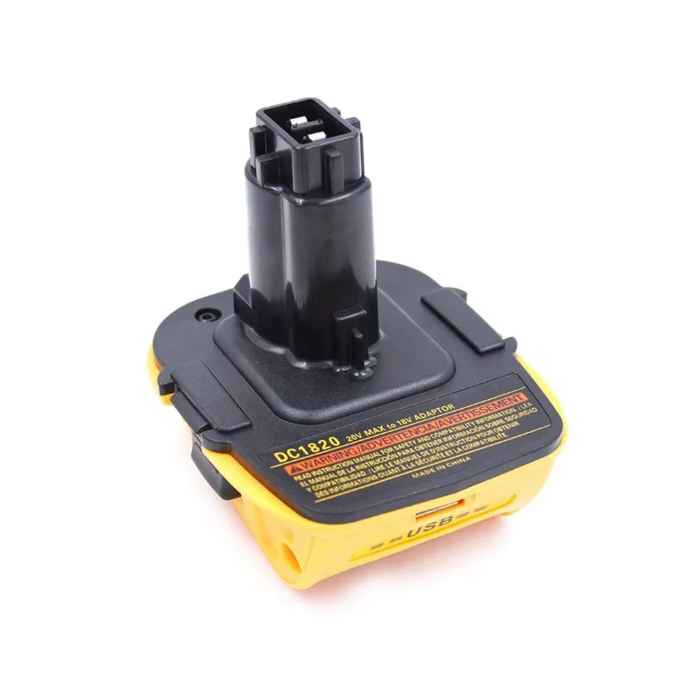 DCA1820 Battery Convert Adapter For Dewalt 10.8V 12V 18V 20V to 18 Volt DCB090 