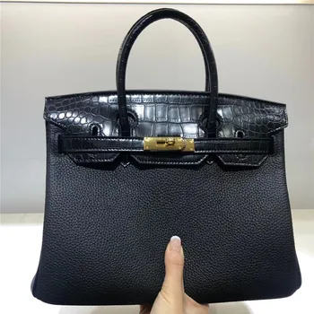 

New Fashion Handbag Tote Bag Large Women's Leather Handbags Designer Casual Large Capacity Bag Genuine Leather Clutch Bag