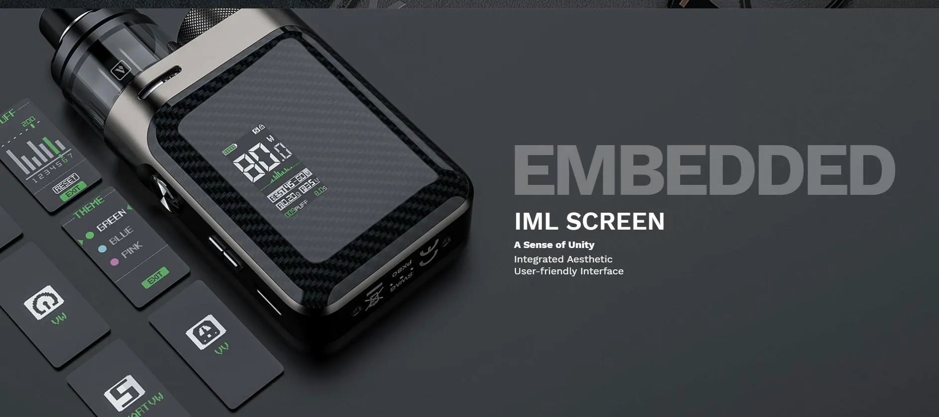 Original Vaporesso Swag PX80 Pod Kit 80W Box MOD Vape 4ML Swag Pod