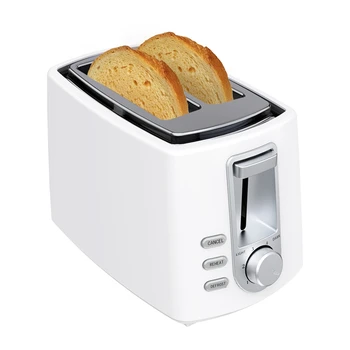 

2 Slices Slots Bread Toaster Automatic Electric Mini Household Breakfast Baking Bread Machine EU Plug Kitchen Tool