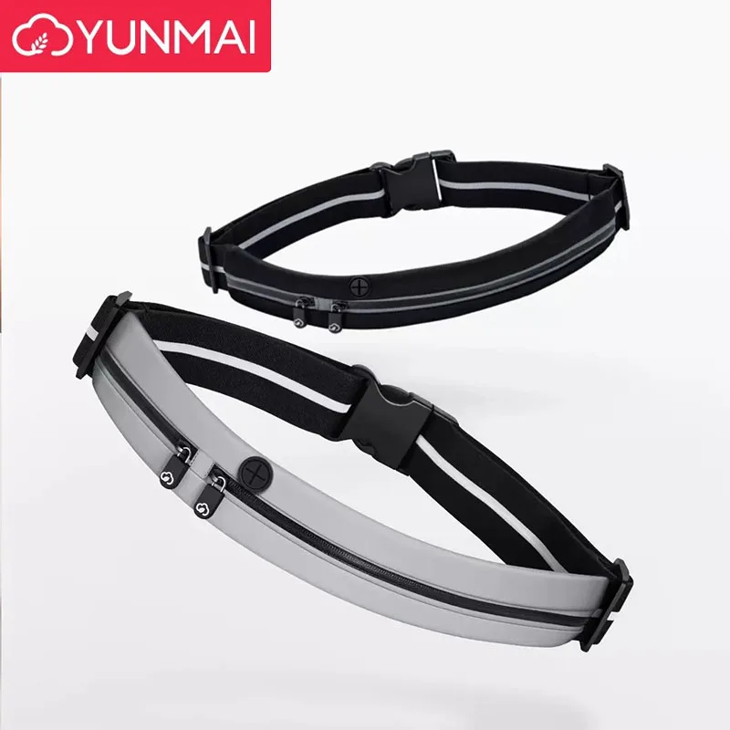 

YUNMAI Waterproof Sport Waist Bag Double Pockets Reflective Running Pack Headphone Belt Invisible Pouch From Xiaomi Youpin
