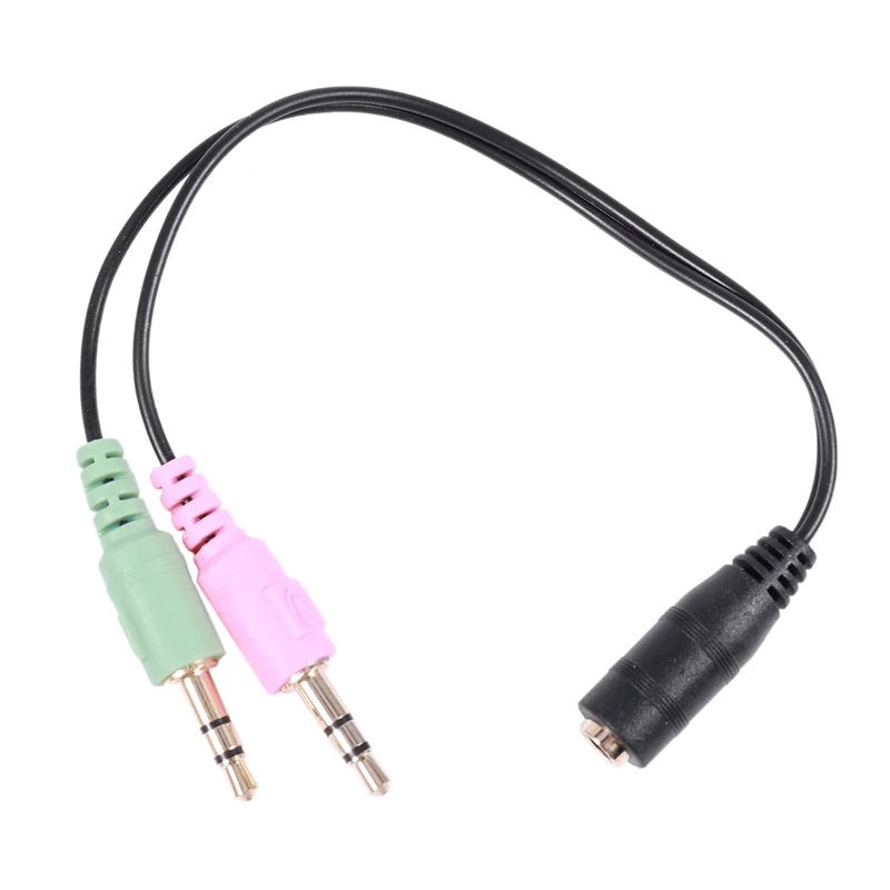 3 5 мм Женский стерео двойной Мужской Y сплиттер микрофон спикер кабель|Кабели HDMI| |