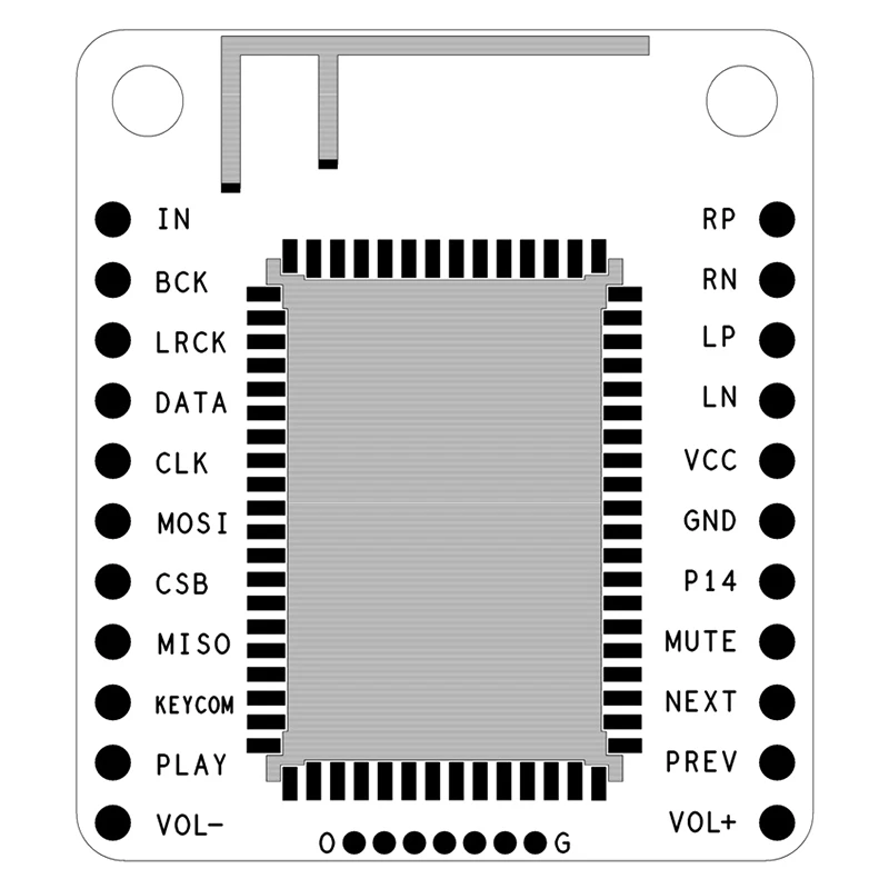  CSR8675 Bluetooth V5.0 a Bassa Potenza Bluetooth Modulo Audio APTX-HD di Compressione Lossless Usci