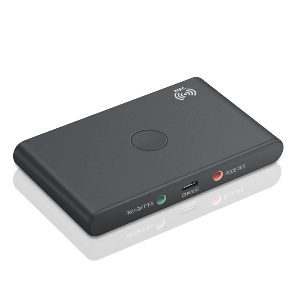 NFC беспроводной Bluetooth приемник передатчик подходит для 2 в 1 адаптер стерео аудио AUX 3,5 мм разъем автомобильный динамик гарнитура