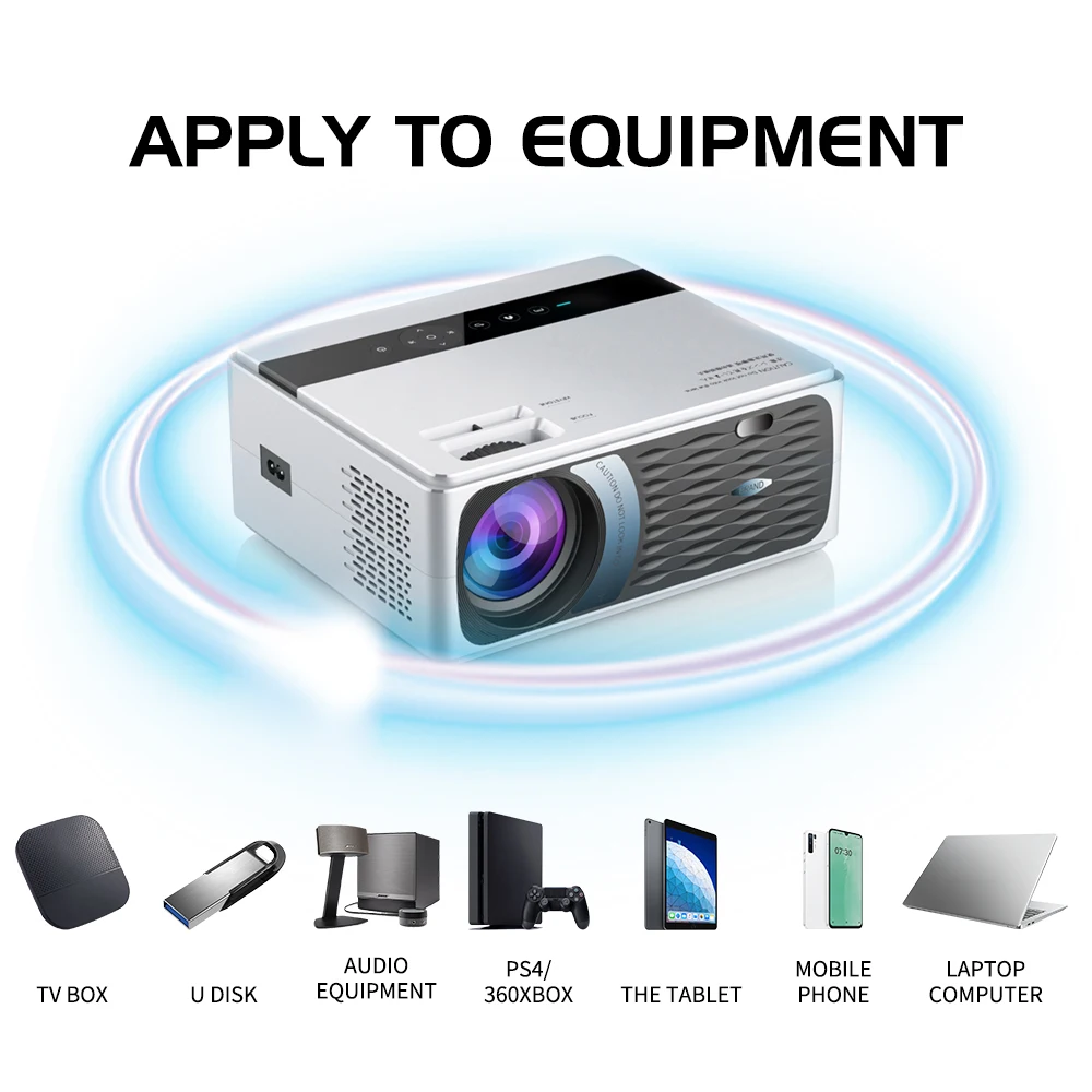 UNIC CP600 55W Full HD 1080P Projector 4K 8000 Lumens Cinema Proyector Beamer for Android WiFi hdmi