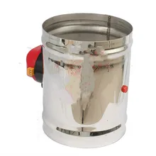 51-400 мм 201SS воздушный электромагнитный клапан, Электрический воздуховод, моторизованная Демпферная заслонка для вентиляционной трубы, обратный клапан 220 в 12 В 24 В