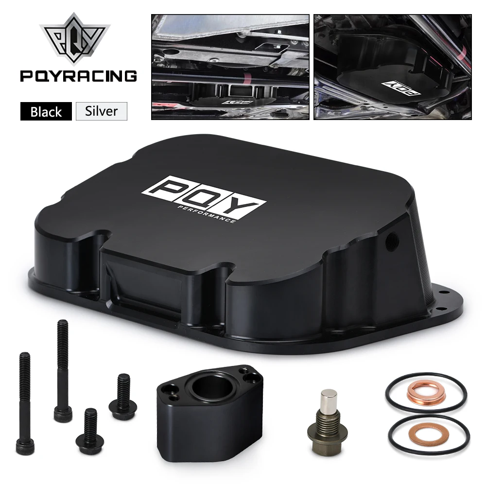 CNC Aluminum Engine Oil Pan For 09-on Nissan R35 GT-R VR38 CBA DBA LHD&RHD Deep Wet Sump Oil pickup extension 1.5+ Capacity