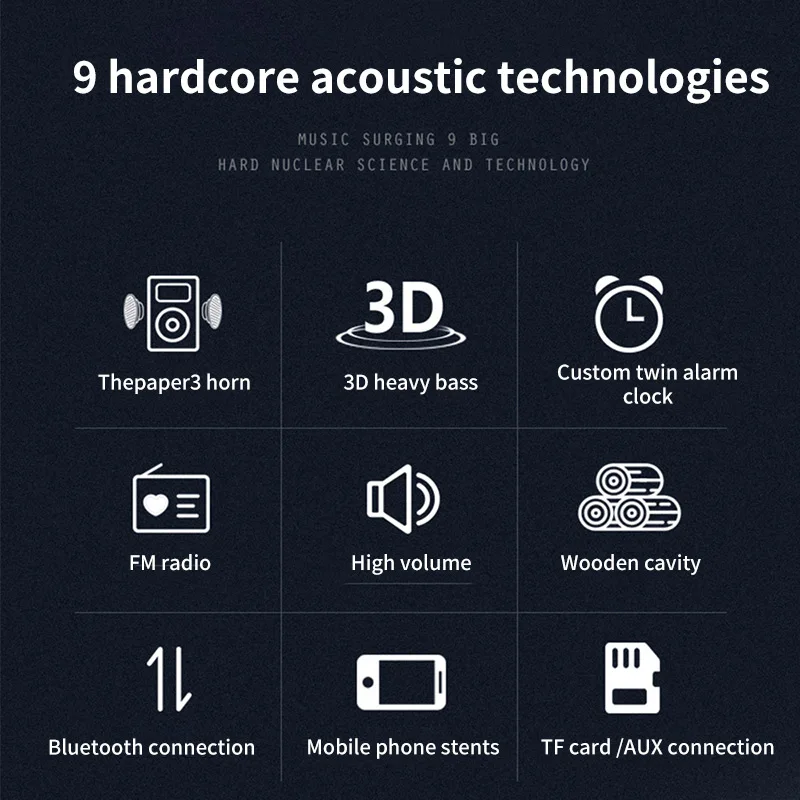 2200 мАч Bluetooth динамик большой мощности сабвуфер беспроводной портативный тяжелый бас стерео динамик s музыкальный плеер ЖК-дисплей FM радио TF