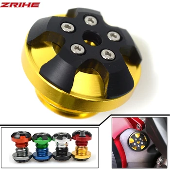 

Motorcycle Accessories CNC Engine Oil Filter Cup Plug Cover Screw For YAMAHA MT-03 MT 09 MT-09 MT09 T-MAX T MAX TMAX 500 530