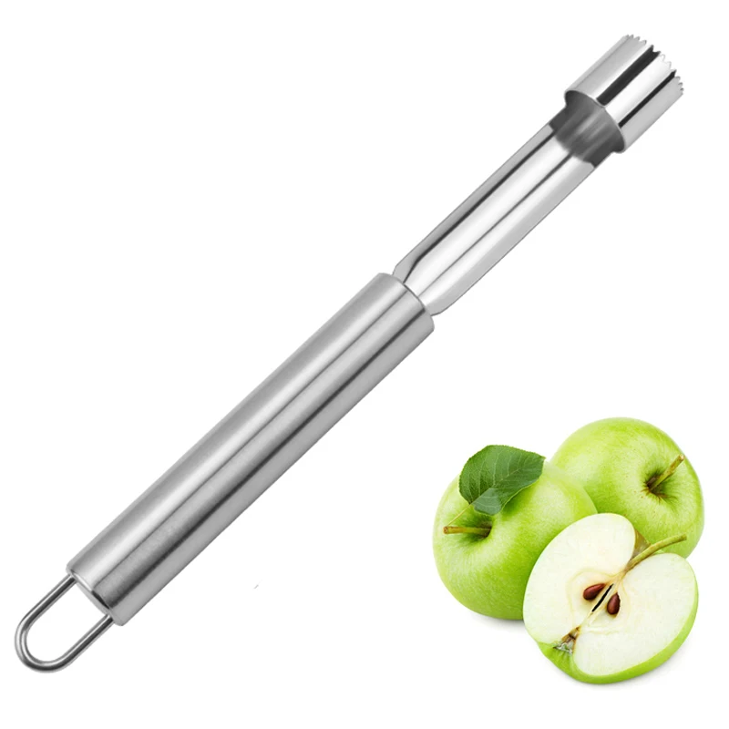 Stainless Steel Apple Corer Fruit Seed Core Remover Pear Apple Corer Knife Easy Twist Fruit Pitter Fruit Tools Kitchen Gadgets (13)