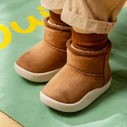 Cheerful Mario Girls Boys Warm Winter Boots Kids Outdoor Snow Boots(Toddler/Little Kid)