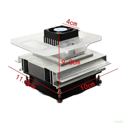 1 12v Электронный холодильник diy полупроводниковое охлаждение пленка самодельный кондиционер небольшой холодильник - Цвет: 1