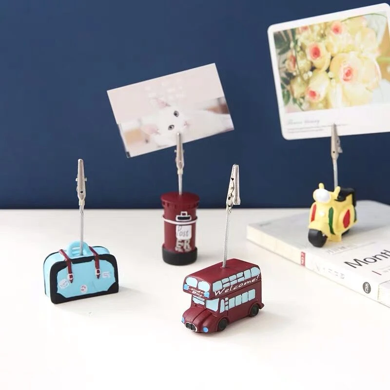 Fashion Mini Memo Clip Holder Table Display Stand Photo Message Card Clip B Fashion Mini Memo Clip Holder Table Display Stand Photo Message Card Clip B