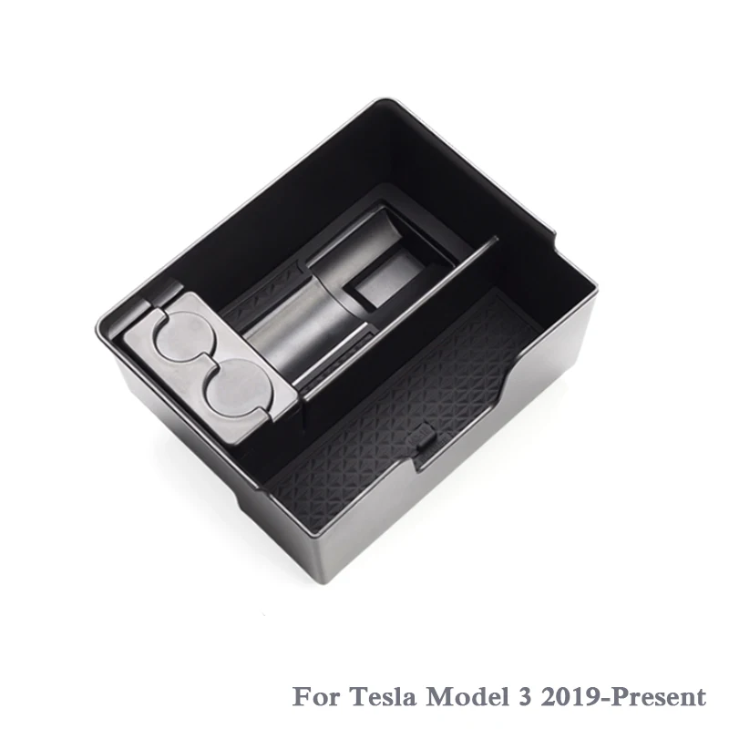 Автомобильный Стайлинг автомобильный подлокотник коробка для хранения Tesla модель 3-настоящее центральная консоль подлокотник коробка для хранения крышки авто аксессуары - Название цвета: For Moedl 3