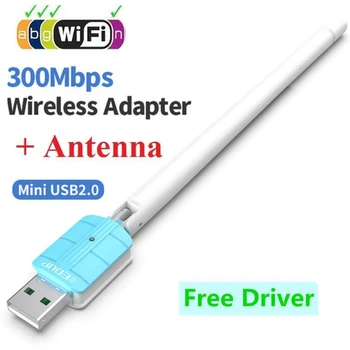 

New Wireless USB WiFi Adapter 300Mbps wi fi Dongle PC Network Card wifi 2.4Ghz Adapter Lan USB Ethernet Wi-fi Receiver AC Wi-fi