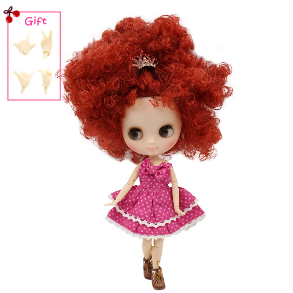 doll with red curly hair