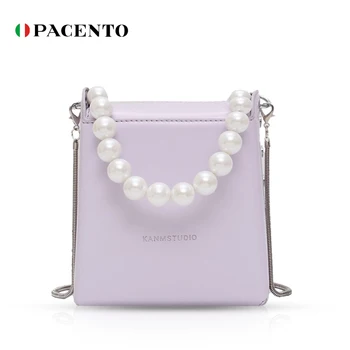 

PACENTO Purses and Handbags Crossbody Spring Pearl Summer Fashion Shoulder Bag 2020 New Chain Small Messenger Crossbody Bags Sac