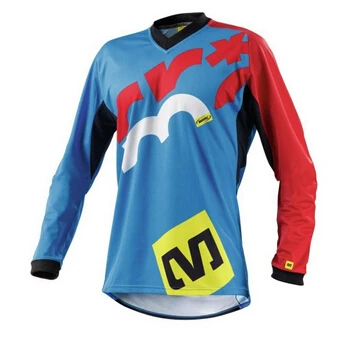 Jersey 02 Футболка с длинным рукавом для горного велосипеда MX DH Mtb, одежда для велоспорта, велосипедная одежда для мотокросса, Майо - Цвет: Jersey 02