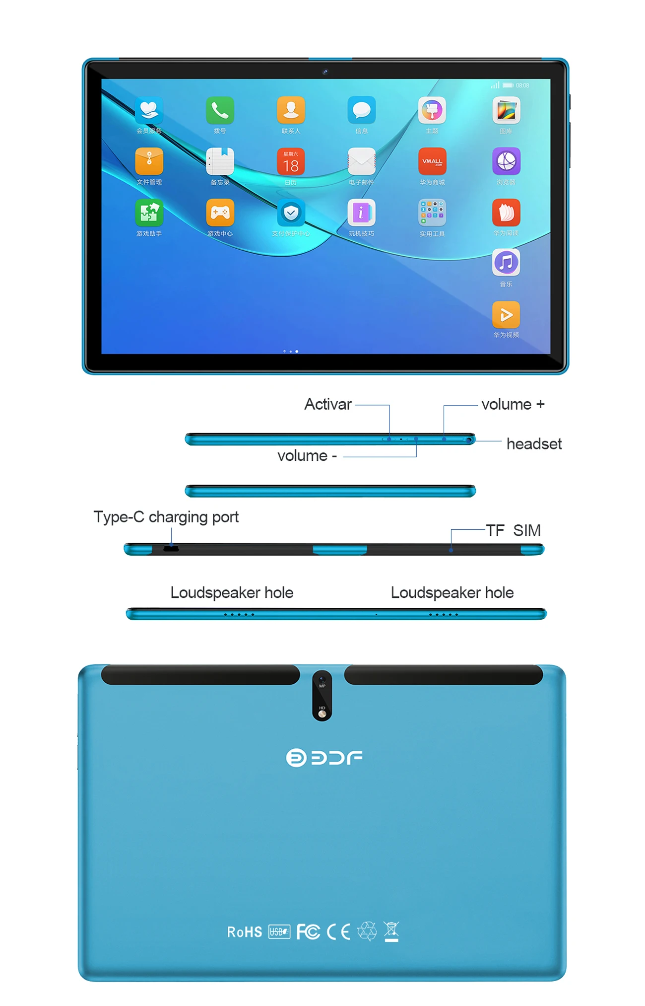 5-Way RJ11 Telephone Line Splitter Plug Adapter for Modular Phone Jacks (6P4C) Description Image.This Product Can Be Found With The Tag Names Computer Office, Phone call, Tablets