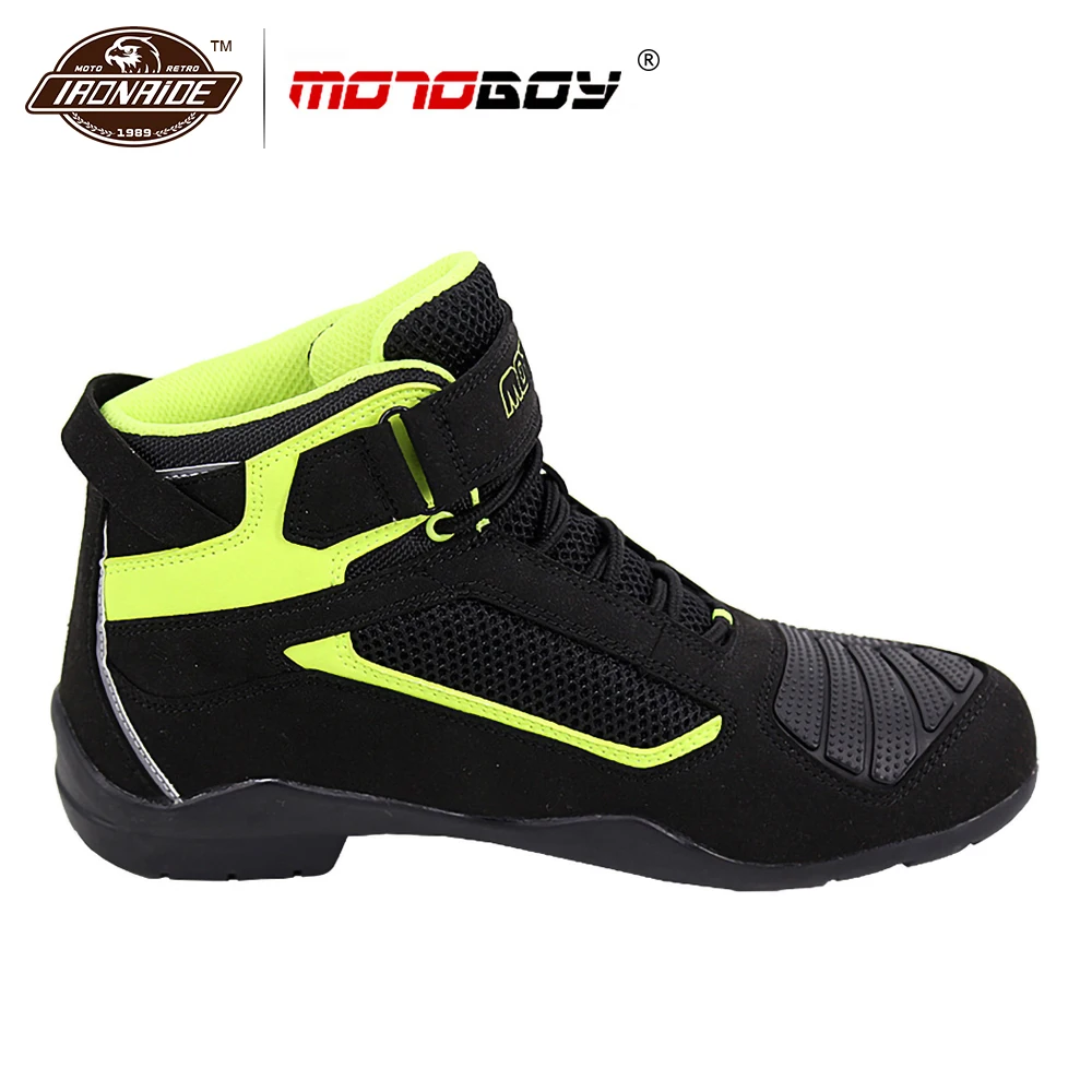 Мотоботы; Мужская мотоциклетная обувь для мотокросса; ботинки для гонок по бездорожью; мотоботы; сетчатая мотоциклетная обувь для лета