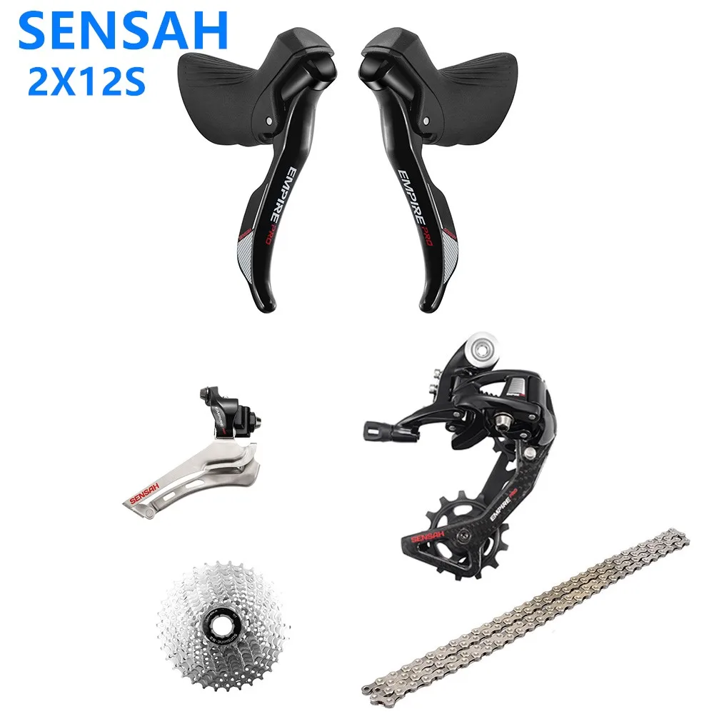 Переключатель передач SENSAH EMPIRE PRO 2x1 2 скорости 24s рычаг переключения из
