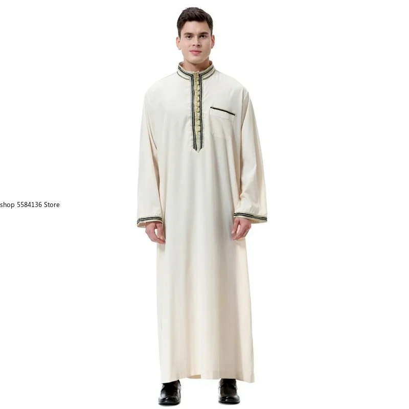 Muslim Arab Abaya Jilbab Moslem Pants Islamic Men Thobe Thawb Caftan Suit Robes Worship Service Middle East Ramadan | Тематическая