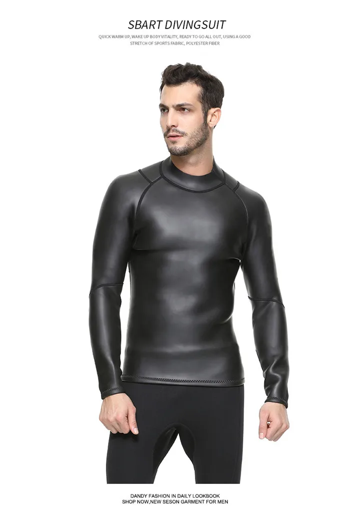 Только Топ 3 мм неопреновый Мужской гидрокостюм куртка Открытый сотовый черный мокрый костюм для сноркелинга серфинг Подводное плавание с аквалангом; Подводная охота костюм