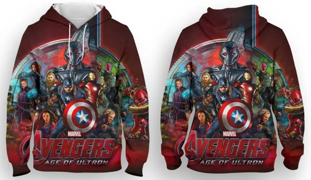 Marvel Avengers Boys Childrens Captain America and Iron Man Tracksuit with Hood 