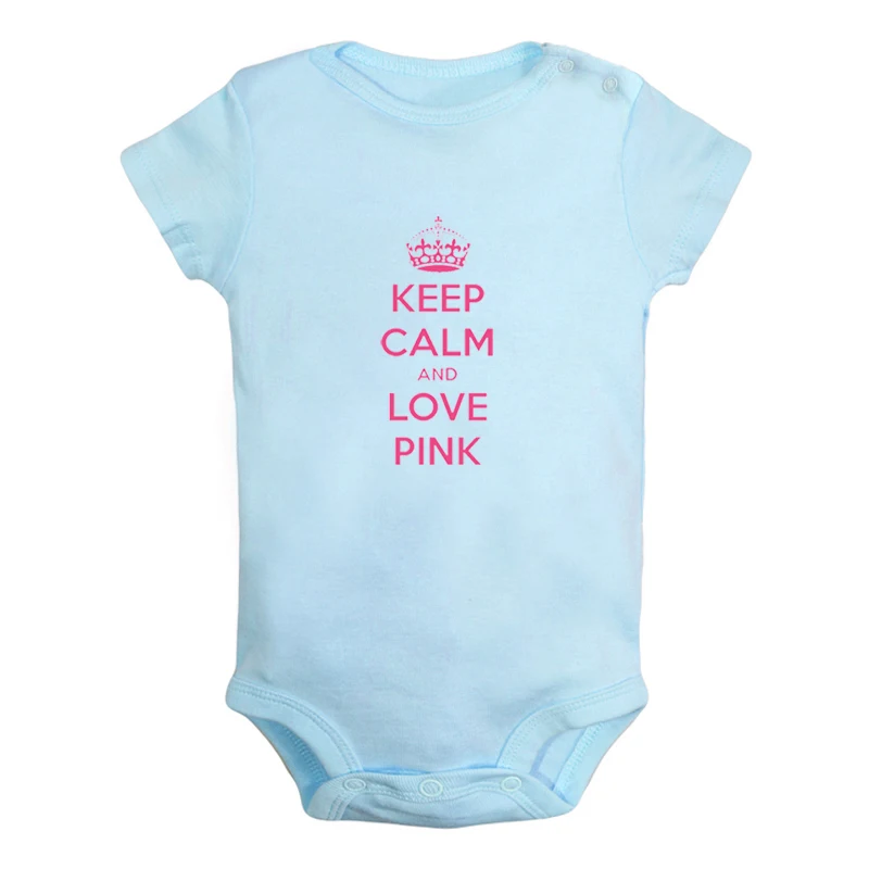 Zzz/Одежда для новорожденных мальчиков и девочек с надписью «Keep Calm And Love Me sleep»; комбинезон с принтом для малышей; боди с короткими рукавами; хлопковая одежда