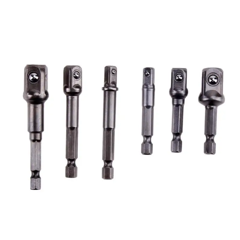 8 pz Presa Adapte Bits Набор шестигранных сверл Dado di Alimentazione del Driver хвостовик 1/" 3/8" 1/" di Collegamento Asta CVO di Prolunga