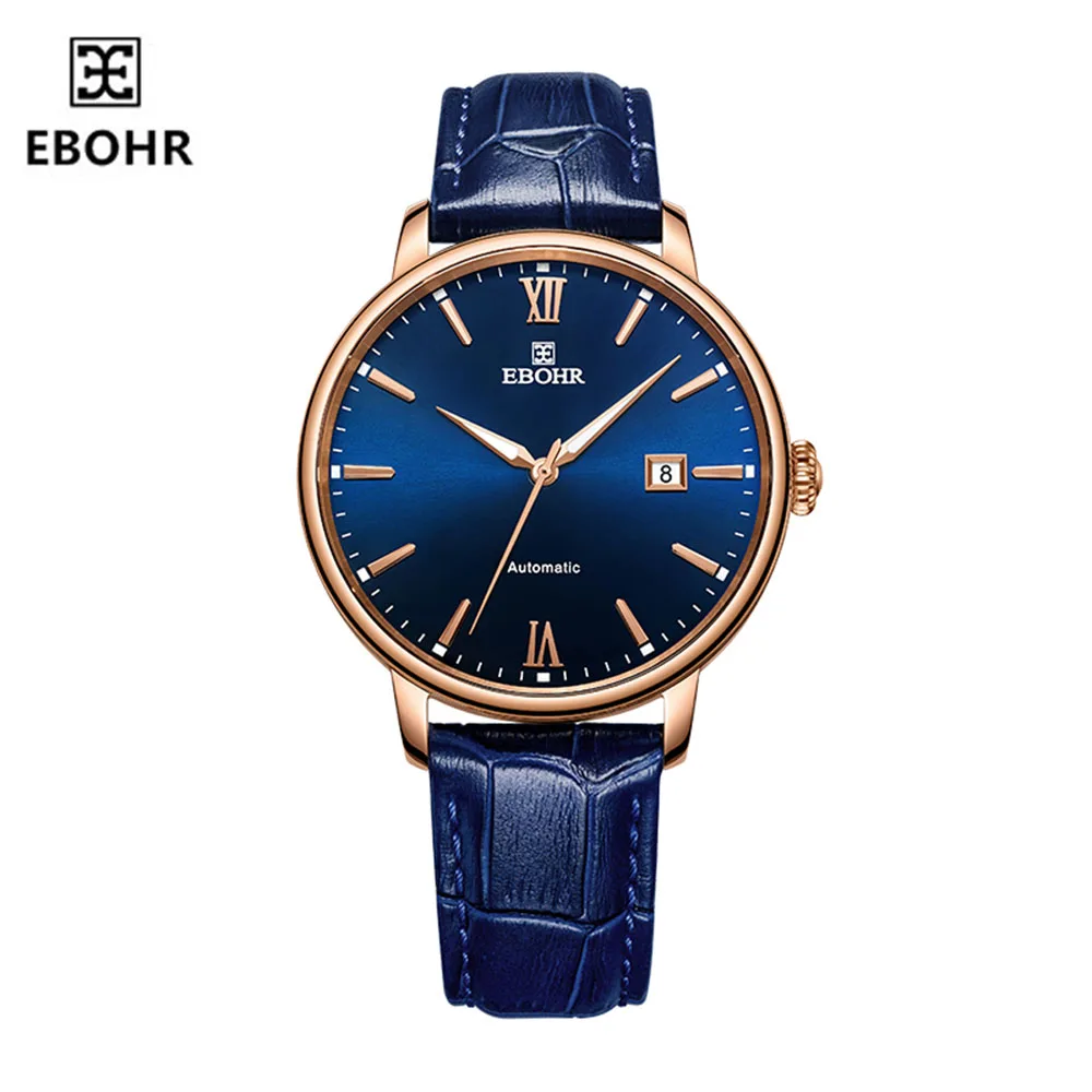 

EBOHR fashion trend automatic mechanical watch men's belt waterproof casual watch 50620135