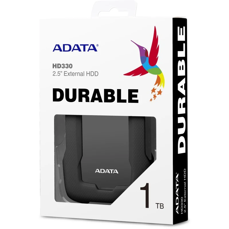 Жесткий диск A-Data USB 3.0 1Tb AHD330-1TU31-CBK HD330 DashDrive Durable 2.5" черный