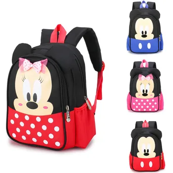 

Kids Backpack Cartoon Mickey Children School Bags For Girls&Boy Child Book Bag Minnie Princess Schoolbags Mochila Escolar