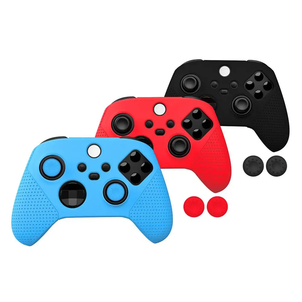 Силиконовый чехол для контроллера Xbox Series S X однотонный силиконовый защитный