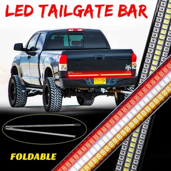 

NEW 60Inch 3 Row 5-Function Truck Tailgate LED Strip Light Bar With Reverse Brake Turn Signal For SUV Car Accessories 4-pin Plug