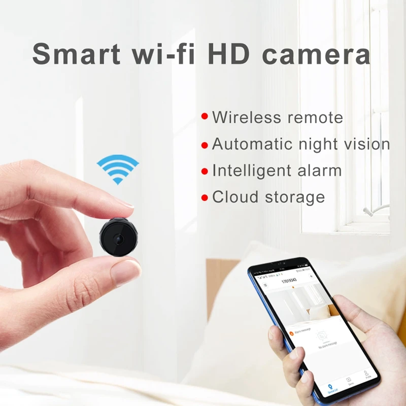 WD8 Wifi мини-камера HD 720P беспроводная IP маленькая камера ночного видения Видео Рекордер Микро-камера обнаружения движения приложение дистанционного управления