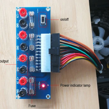 

1pcs XH-M229 Desktop PC Power ATX Transfer Board Power Adapter Supply Test Module
