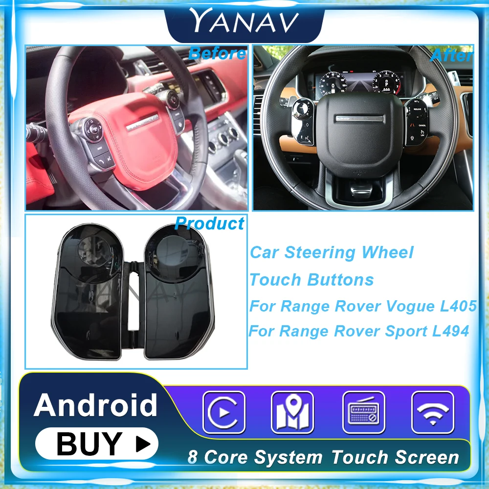 Сенсорные кнопки на руль автомобиля для Land Rover Range Sport L494 Vogue L405 2013-2017 головное