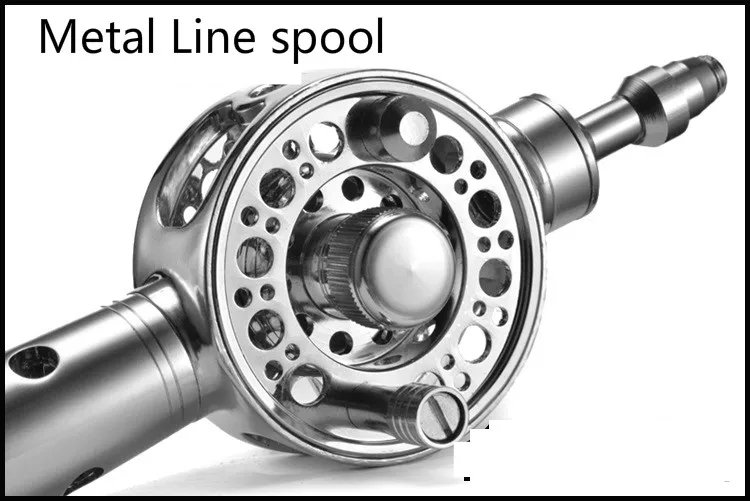 Carretel de Pesca de Metal Roda de Pesca com Botão de Descarga Adequado para Intertional Molinete de Pesca Oco de Pesca Linha Peixe 3 bb 2 Cheap Carretilhas de pesca