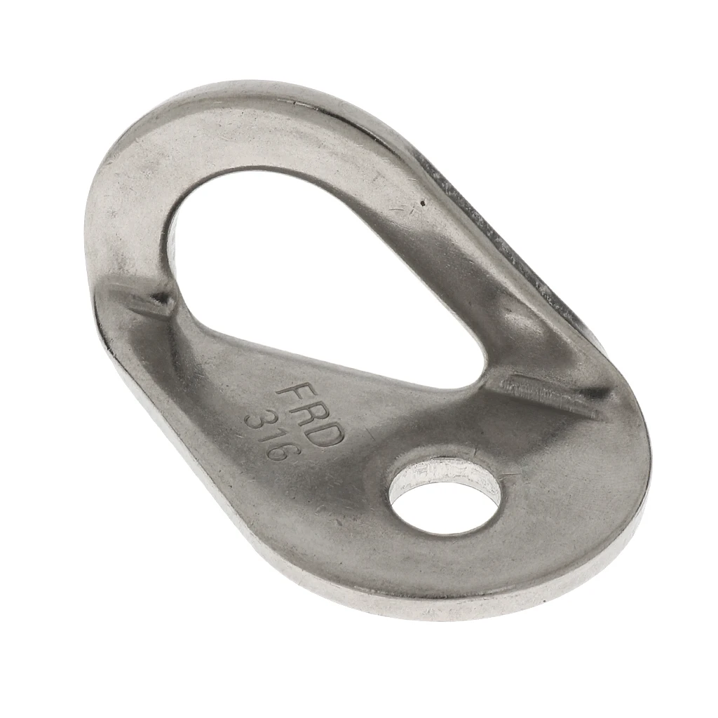 30KN Durable Mountaineering Rock Climbing Caving Anchor Bolt Hanger Plate Silver