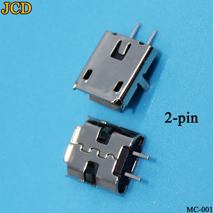JCD 10 шт потребительских упаковок для микро USB 2pin типа B гнездовой разъем для мобильного телефона Micro USB разъем 2 контактный разъем зарядки