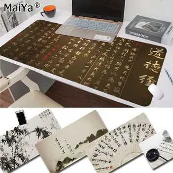 

Maiya Custom Skin Cool Chinese Calligraphy Natural Rubber Gaming mousepad Desk Mat Free Shipping Large Mouse Pad Keyboards Mat