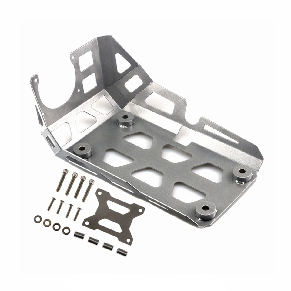 Для G310 GS G310 R G310R/GS 17-18 аксессуары для мотоциклов противоскользящая пластина Защита двигателя защитная крышка для защиты мотоцикла - Цвет: Серебристый