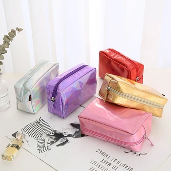 

Multifunction Travel Cosmetic Bag Women Makeup Bags Toiletries Organizer Solid Color Female Storage Make Up Case Necessaries