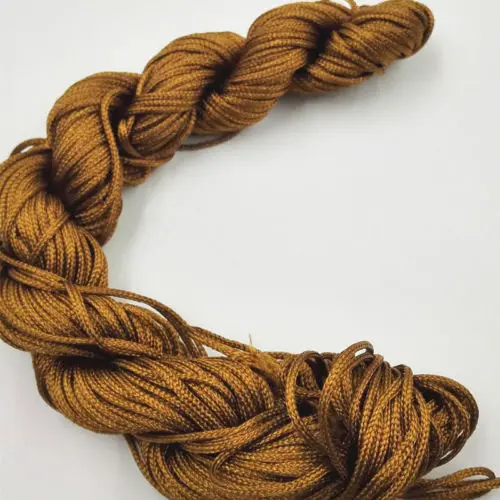 Нейлоновый шнур для изготовления ювелирных изделий на китайский узел, браслет 1 мм* 26 м нить тесьма нить DIY 29 цветов