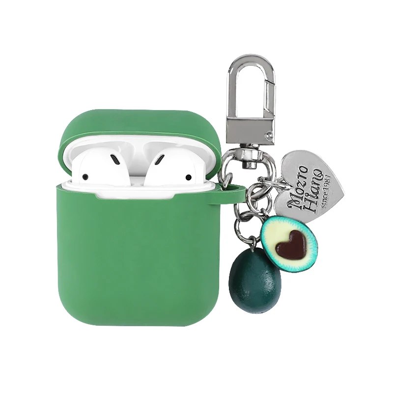 Горячий чехол с принтом авокадо для гарнитура для AirPods чехол Bluetooth беспроводной защитный чехол для Apple AirPods чехол зарядная коробка