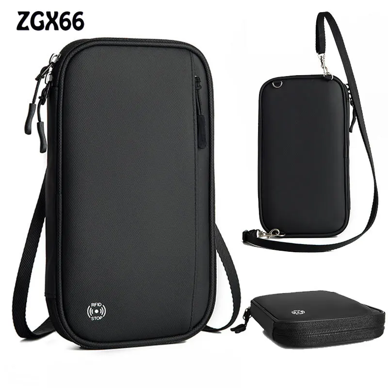 Men Women Travel Wallet Bag Family Organizer Passport Holder Pack