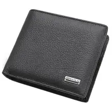 

65% Dropshipping!!Business Men Multi-slots Faux Leather Bifold Short Wallet Card Cash Holder Purse