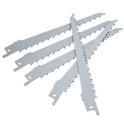 Lames de scie alternatives en acier à haute teneur en carbone, 150mm, 5 pièces, S644D 