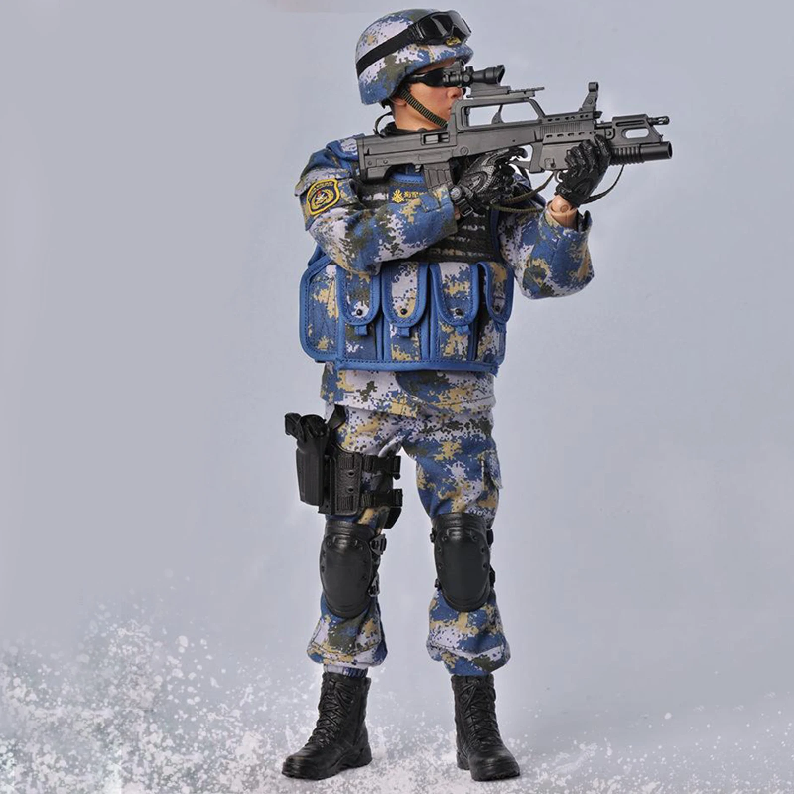 

1: 6 Action Figure with Accessories Navy Men Soldier Kids Toys Christmas